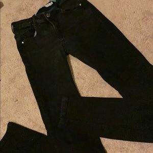 black zara jeans